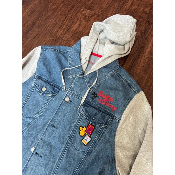 Disneyland Paris 30th Euro Disney Jeans Denim Jacket Size XXL - Picture 1 of 6